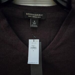 Banana Republic Mens Merino Wool Sweater, S NWT
